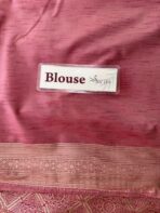 Hamsini (Banarasi brocade silk) - Rose - Image 5