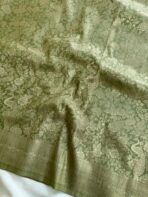 Hamsini (Banarasi brocade silk) -  Pista Green - Image 3