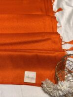 Devi (Banarasi soft silk) - Orange
