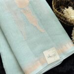 The Tulips (Silk cotton) - Baby blue