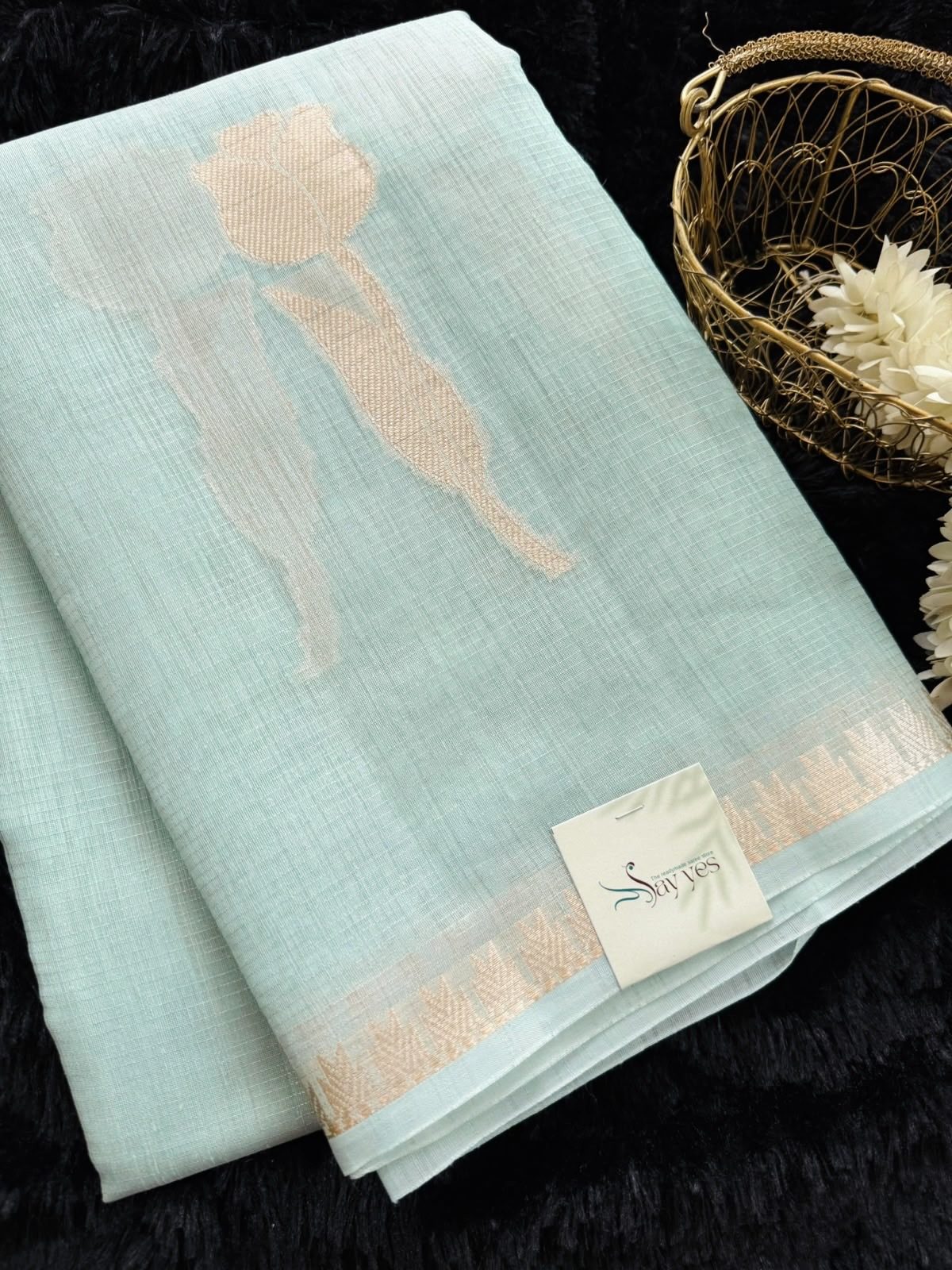 ffe00c11-59a4-410b-ab6c-00b80e31deca The Tulips (Silk cotton) - Baby blue - Image 1
