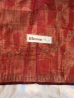 Kamalam (Banarasi semi silk) - Crimson - Image 4