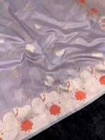 Krishna Leela (Dupion silk with Pichwai) - Lilac - Image 2
