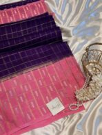 Shrivalli (Mysore silk) - Violet - Image 2