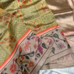 Vasantha Vaibhavam (Semi silk) - Pista Green
