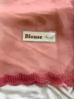 Spring garden (Embroidered Organza) - Peach - Image 5