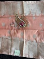 The Paisleys (Semi Banarasi silk) - Light Orange