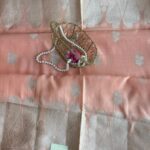 The Paisleys (Semi Banarasi silk) - Light Orange
