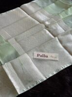 The Paisleys (Semi Banarasi silk) - Pista Green - Image 4