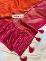 Shrivalli (Mysore silk) - Orange - Image 4