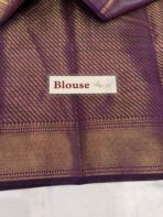 Ratnamala (Soft silk blend) - Violet - Image 5