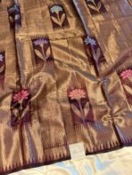 Kamalam (Banarasi semi silk) - Maroon - Image 2
