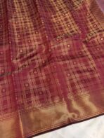 Ratnamala (Soft silk blend) - Maroon - Image 3