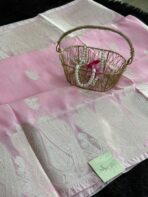 The Paisleys (Semi Banarasi silk) - Baby pink - Image 3