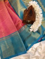 Nandhini (Kancheevaram Semi silk) -  Powder pink - Image 2