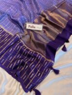 Shrivalli (Mysore silk) - Lavender - Image 3