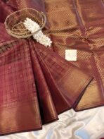 Ratnamala (Soft silk blend) - Maroon - Image 2