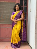 Shrivalli (Mysore silk) - Mango Yellow