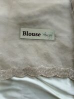 Spring garden (Embroidered Organza) - Ivory - Image 5