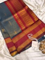 Mohini (Semi silk) - Slate blue - Image 2