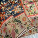 Vasantha Vaibhavam (Semi silk) - Royal blue