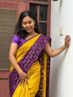 Shrivalli (Mysore silk) - Mango Yellow - Image 4
