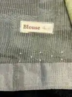 Muthumalar (Tissue Linen silk) - Pastel green - Image 5