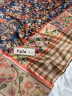 Vasantha Vaibhavam (Semi silk) - Royal blue - Image 4