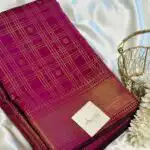 Ratnamala (Soft silk blend) - Rani pink