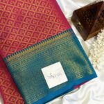 Nandhini (Kancheevaram Semi silk) -  Powder pink