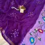 Jhansi (Printed cotton) - Violet