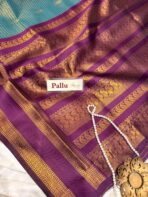 Mohini (Semi silk) - Rama blue - Image 3