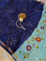 Jhansi (Printed cotton) - Royal blue