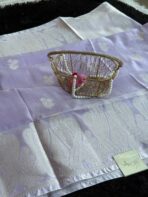 The Paisleys (Semi Banarasi silk) - Lilac