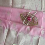The Paisleys (Semi Banarasi silk) - Baby pink