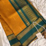 Mohini (Semi silk) - Mango yellow