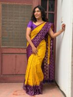 Shrivalli (Mysore silk) - Mango Yellow - Image 5