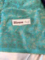 Shrivalli (Mysore silk) - Royal blue - Image 5