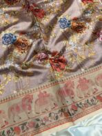 Vasantha Vaibhavam (Semi silk) - Ivory
