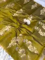 Anjali (Silk cotton) - Lime - Image 2