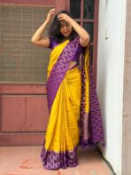 Shrivalli (Mysore silk) - Mango Yellow - Image 2
