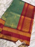 Mohini (Semi silk) - Emerald Green