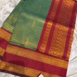 Mohini (Semi silk) - Emerald Green