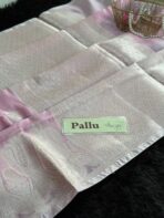 The Paisleys (Semi Banarasi silk) - Baby pink - Image 4