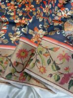 Vasantha Vaibhavam (Semi silk) - Royal blue - Image 2