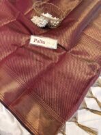 Ratnamala (Soft silk blend) - Maroon - Image 4