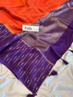 Shrivalli (Mysore silk) - Orange2 - Image 4