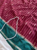 Tarangini (Mysore silk) - Royal Maroon - Image 3