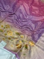 Brindhavan (Banaras silk) - Purple - Image 2