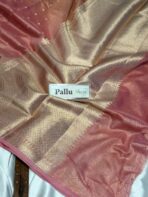 Brindhavan (Banaras silk) - Peach - Image 4